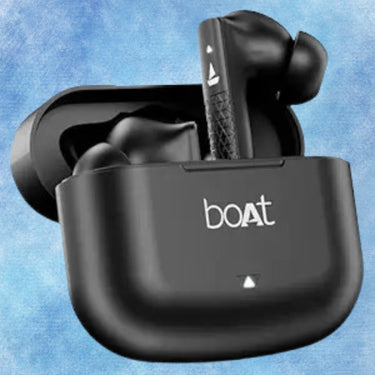 boAt Airdopes 91 – 45Hrs Playtime, ENx Tech, 50ms Low Latency, Fast Charging, IPX4, IWP Tech, Bluetooth v5.3 TWS Earbuds with Mic